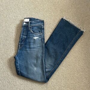 Mother distressed jeans